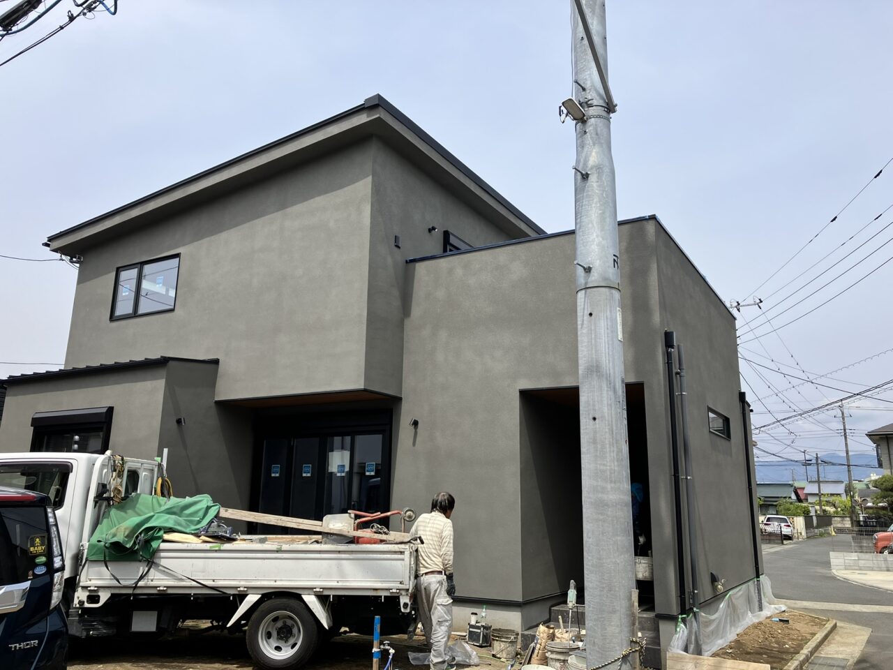 南足柄市W様邸 足場が外れました！