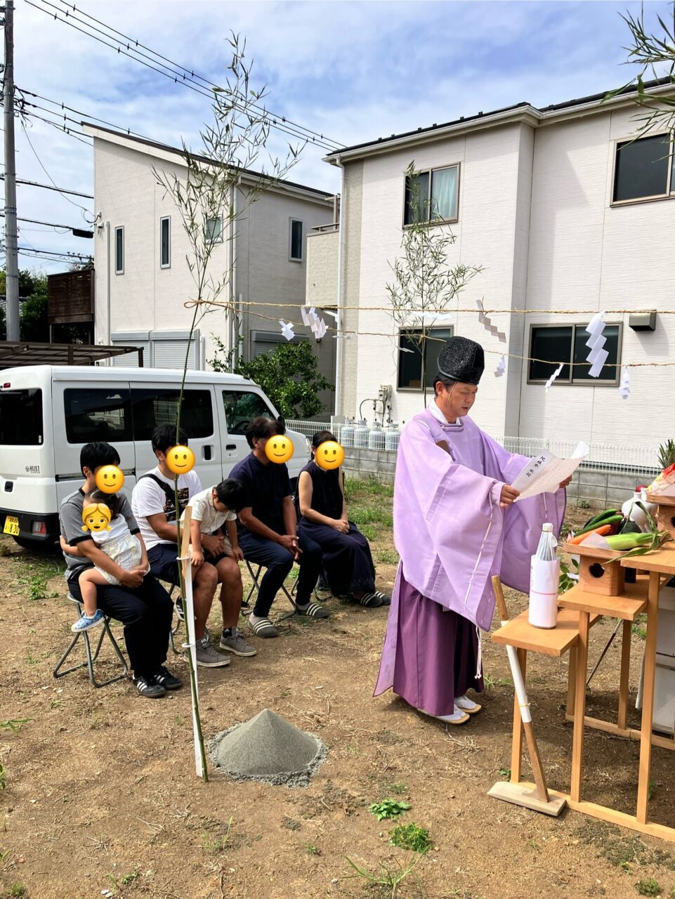 茅ヶ崎市でI様邸地鎮祭を執り行いました！